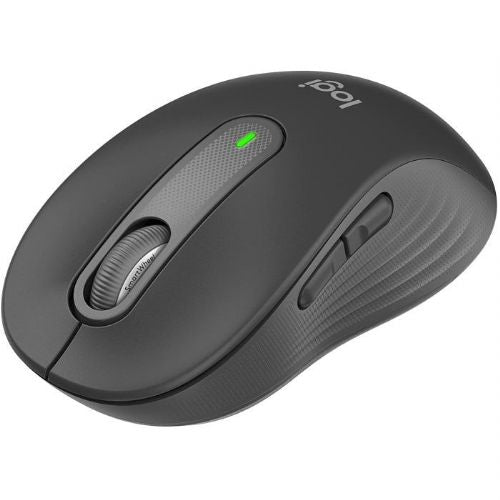 Logitech M650 Signature L Business Mouse, wireless, Bluetooth, 4000 dpi, silent button, black/graphite