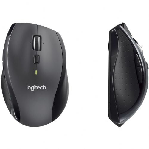 Logitech M705 Marathon wireless mouse, laser, ergonomic, 3-year battery life, Unifying receiver