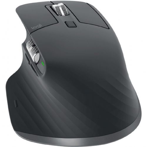 Logitech MX Master 3S Business Mouse, wireless, 8000 dpi, ergonomic, MagSpeed scroll wheel, 7 buttons, black