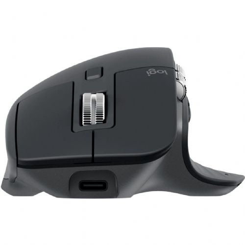 Logitech MX Master 3S Business Mouse, wireless, 8000 dpi, ergonomic, MagSpeed scroll wheel, 7 buttons, black