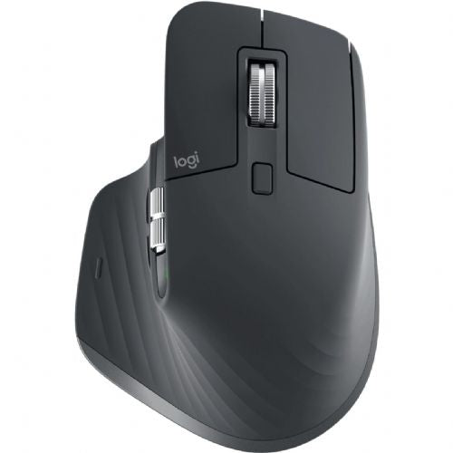 Logitech MX Master 3S Business Mouse, wireless, 8000 dpi, ergonomic, MagSpeed scroll wheel, 7 buttons, black