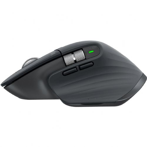 Logitech MX Master 3S Business Mouse, wireless, 8000 dpi, ergonomic, MagSpeed scroll wheel, 7 buttons, black