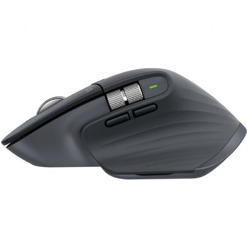 Logitech MX Master 3S Performance Mouse 8K sensor, Quiet Click, MagSpeed scroll wheel, Bluetooth edition, up to 70 days battery life, black