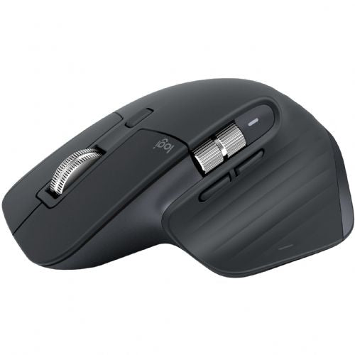 Logitech MX Master 3S Performance Mouse 8K sensor, Quiet Click, MagSpeed scroll wheel, Bluetooth edition, up to 70 days battery life, black