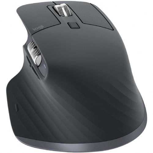 Logitech MX Master 3S Performance Mouse 8K sensor, Quiet Click, MagSpeed scroll wheel, Bluetooth edition, up to 70 days battery life, black