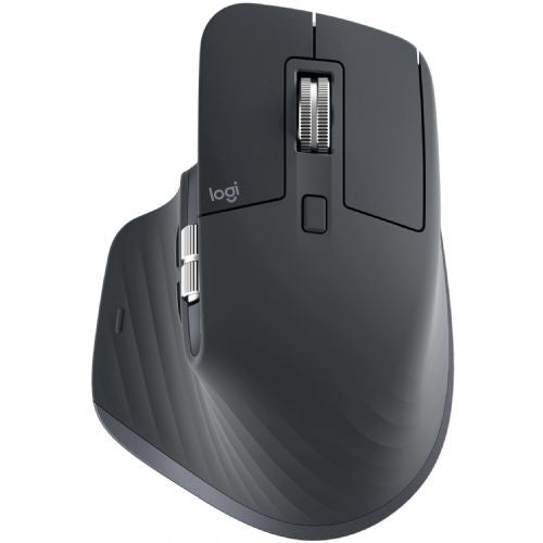 Logitech MX Master 3S Performance Mouse 8K sensor, Quiet Click, MagSpeed scroll wheel, Bluetooth edition, up to 70 days battery life, black