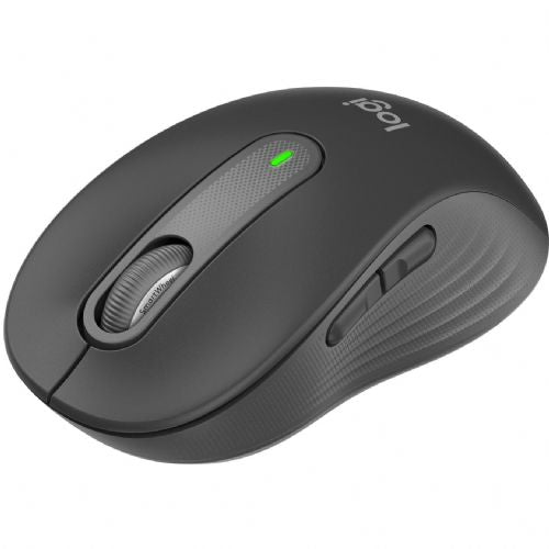 Miška Logitech Signature M650 grafitna, M, Logi Bolt in Bluetooth, 4000 dpi, optična