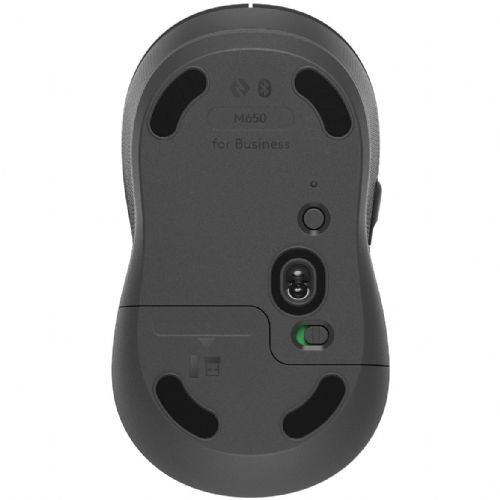 Miška Logitech Signature M650 grafitna, M, Logi Bolt in Bluetooth, 4000 dpi, optična