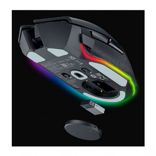 Razer Basilisk V3 Pro wireless mouse, 35,000 DPI, 11 programmable buttons, Chroma RGB, right-handed ergonomics, black