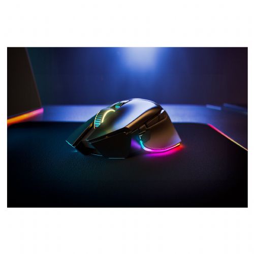 Razer Basilisk V3 Pro wireless mouse, 35,000 DPI, 11 programmable buttons, Chroma RGB, right-handed ergonomics, black