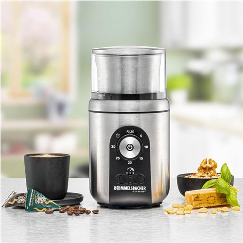 Rommelsbacher EGK 250 spice and coffee grinder (stainless steel, 200 W, timer)