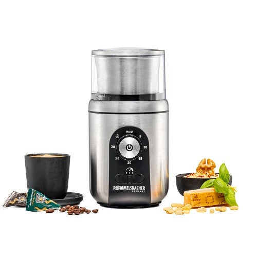 Rommelsbacher EGK 250 spice and coffee grinder (stainless steel, 200 W, timer)