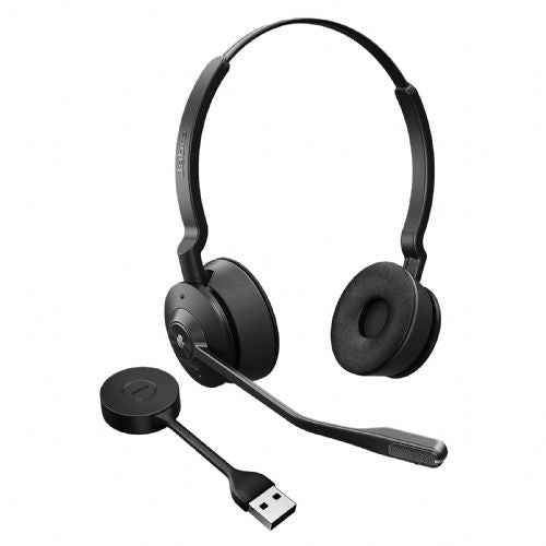 Slušalke Jabra Engage 55 Stereo brezžične DECT, binauralne, USB, doseg 150 m, mikrofon z utišanjem