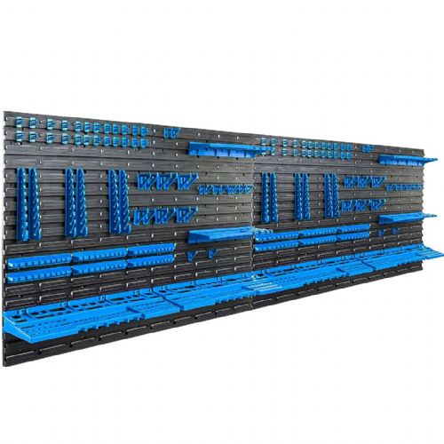 Modular wall tool organizer GEKO G73353, 136-piece, PVC, 2304 × 780 mm