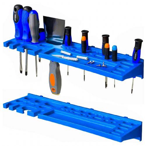 Modular wall tool organizer GEKO G73353, 136-piece, PVC, 2304 × 780 mm