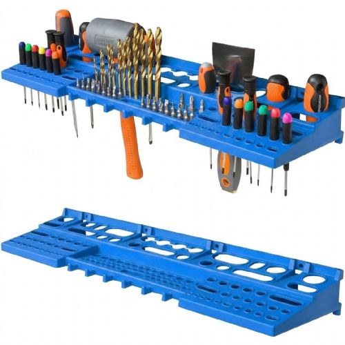 Modular wall tool organizer GEKO G73353, 136-piece, PVC, 2304 × 780 mm
