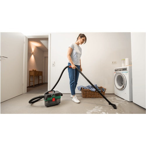 Mokro/suhi akumulatorski sesalnik Bosch 18V-8, brez baterije in polnilca, Power For All Alliance, zelena