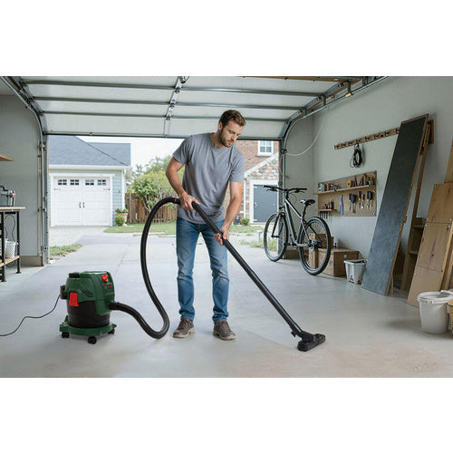 Bosch PAS15-200 wet-dry vacuum cleaner, 1200 W, 15 l, cartridge filter, blowing function, 30 l/s air flow