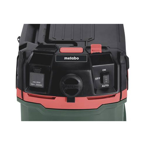 Metabo ASA 30 L PC wet and dry vacuum cleaner 30 L container, 70 l/s flow rate, PressClean, pleated filter, tool socket