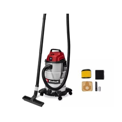 Einhell TC-VC 3055 S wet-dry vacuum cleaner 950 W, 30 L, blowing function, 3 m cable, foam and pleated filter
