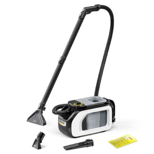 Kärcher SE 3 Compact Home Floor wet and dry vacuum cleaner, 500 W, 2.9 l container, 2 tanks, cable length 3.6 m, white/neon red