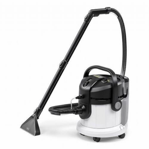 Kärcher SE 4 wet and dry vacuum cleaner, 1000 W, 20 l container, wet/dry cleaning, nozzles for carpets and hard floors, black and white