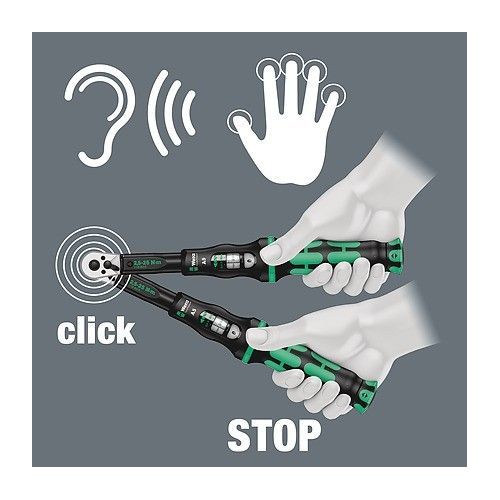 Wera Click-Torque C 3 reversible ratchet torque wrench (black/green, 1/2")