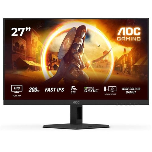 Monitor AOC 27G4HRE (68,6 cm (27"), črna (mat)/rdeča, FullHD, Fast-IPS, HDR10, HDMI, DP, 200Hz plošča)