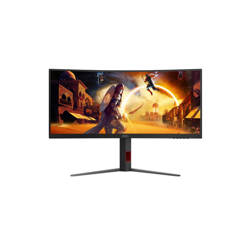 Monitor AOC CU34G4Z 86,4 cm (34-palčni), WQHD, Fast-VA, ukrivljen, 3440 x 1440, 21:9, 450 cd/m², 240 Hz, USB-vozlišče, HDR