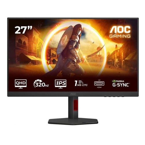 Monitor AOC Q27G4SRU 27", QHD, Fast-IPS, 320 Hz, HDR, USB hub