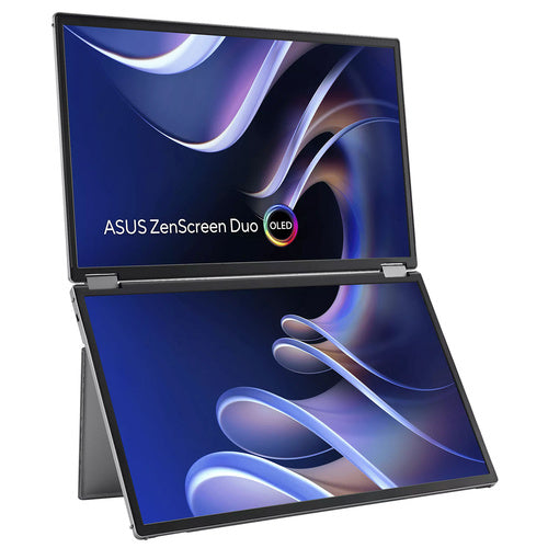 Monitor Asus ZenScreen Duo MB14FCD 2x 14", WUXGA, IPS, 360° foldable, USB-C, black