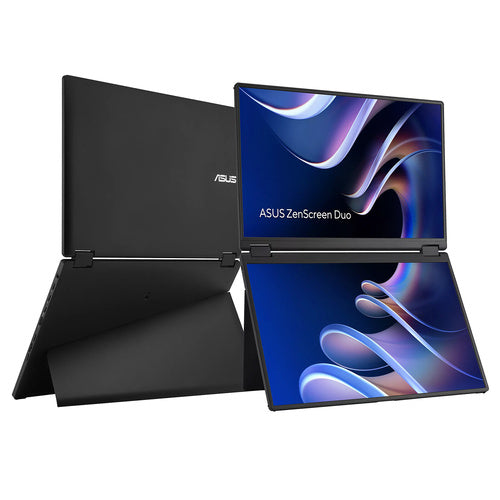 Monitor Asus ZenScreen Duo MB14FCD 2x 14", WUXGA, IPS, 360° foldable, USB-C, black