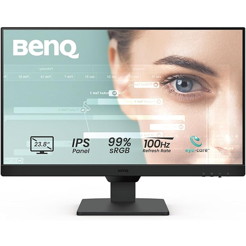 Monitor Benq GW2491 60,5 cm (23,8-palčni), FullHD, IPS, 1920 x 1080, 16:9, 250 cd/m², 100 Hz, HDMI, DisplayPort
