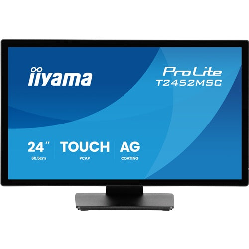 Iiyama ProLite T2452MSC-B2AG 24" IPS FHD capacitive touchscreen monitor 120 Hz anti-glare