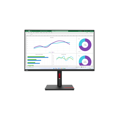 Monitor Lenovo ThinkVision T32h-30 80,1 cm (31,5), 2560 x 1440 (WQHD), IPS 350cd/m2, 16:9 4ms, 1xHDMI 1xDP 1xUSB-C 60Hz 99 sRGB raven black (63D3GAR1EU)