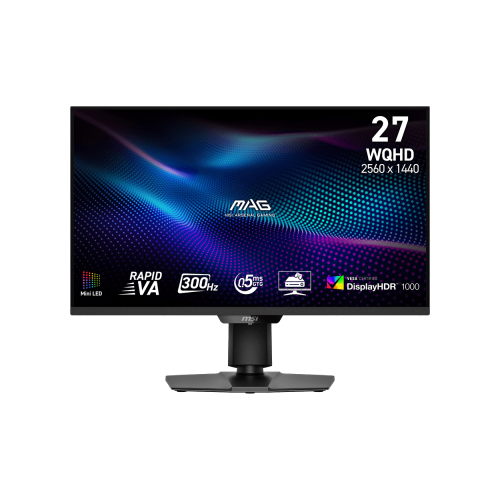 Monitor MSI MAG 274QPFDE X30MV 27", QHD, Mini LED, 300 Hz, 0,5 ms, črn