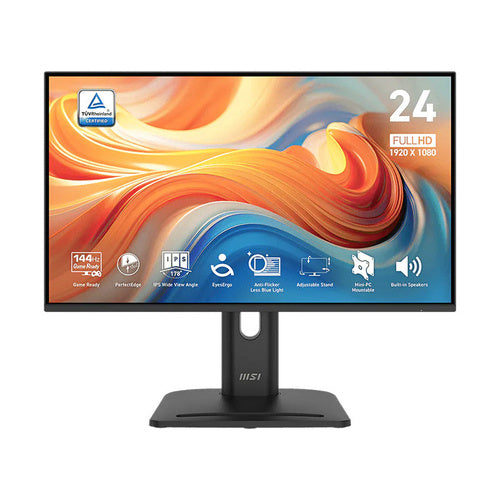 Monitor MSI PRO MP245PHG E14, 23.8" IPS, FullHD, 144Hz, USB-C, black