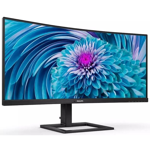 Monitor Philips 346E2CUAE/00, 86cm (34"), WQHD, VA, 21:9, 100Hz,300cd/m2, 1ms, HDMI, DP, curved, black
