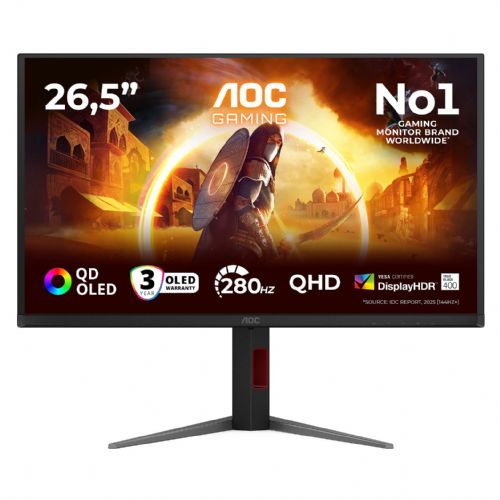Monitor AOC AGON Q27G4ZD 27" QD-OLED, QHD, 280Hz, 1 ms, G-Sync