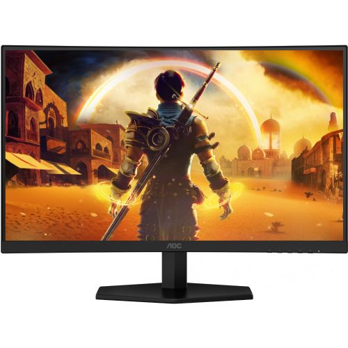 Monitor AOC C27G42E 27" FullHD ukrivljen, 180Hz, 1ms, HDR, Adaptive-Sync, črna
