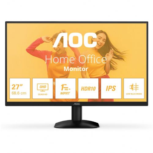 Monitor AOC Q27B35E 27", QHD, IPS, 75 Hz, Adaptive-Sync, HDR
