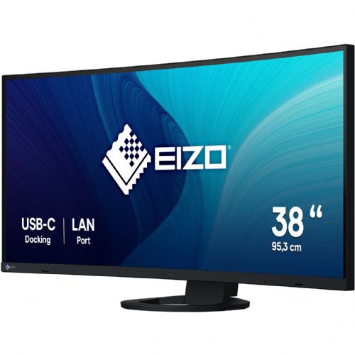 Monitor Eizo EV3895-BK 37,5" QHD+ ukrivljen IPS LED USB-C črn