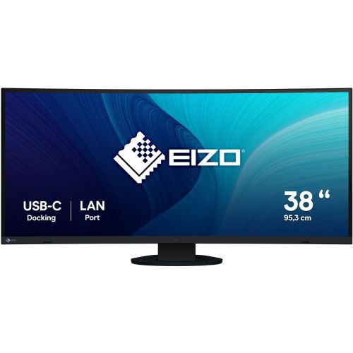 Monitor Eizo EV3895-BK 37,5" QHD+ ukrivljen IPS LED USB-C črn