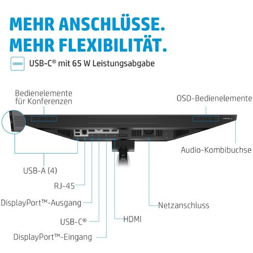 Monitor HP E24m G4 24", IPS, FullHD, 75 Hz, vgrajena spletna kamera