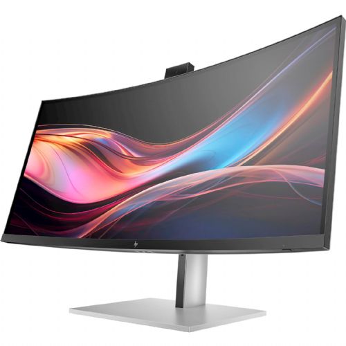 Monitor HP Series 7 Pro 734pm, 86,36 cm (34"), 3840 x 2160 (4K), IPS, 400 cd/m2, 5 ms, 120 Hz, USB-C (100 W), HDMI, DP, kamera 5 MP, IR (8K157UT)