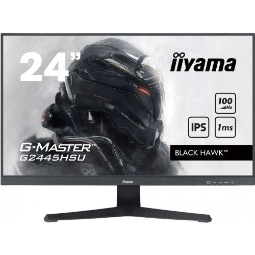 Monitor Iiyama G2445HSU-B2, 60,5 cm (23,8"), 1920 x 1080 FHD, 16:9, IPS, 300 cd/m2, 1 ms, črn