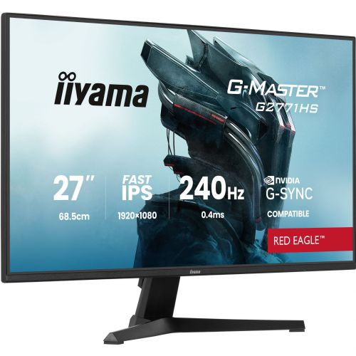 Monitor Iiyama G-Master G2771HS-B1 27" FullHD Fast IPS 240Hz G-Sync črn