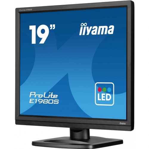 Monitor Iiyama ProLite E1980S-B1 48 cm (19 "), SXGA, TN, HDMI, DP, črna