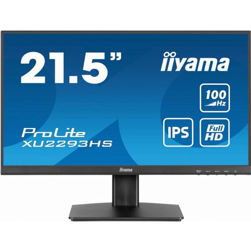 Monitor Iiyama ProLite XU2293HS-B6 54,6 cm (21,5"), 1920x1080 (FHD), IPS, 300cd/m2, 16:9 1ms 100Hz HDMI DP zvočnik črna