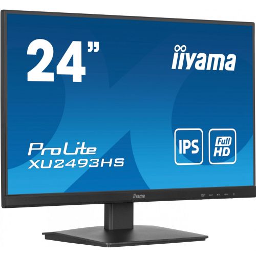 Monitor Iiyama ProLite XU2493HS-B6 60,5cm (23,8") 1920x1080 16:9 FHD IPS 0,5ms 100Hz HDMI DP zvočnik črna